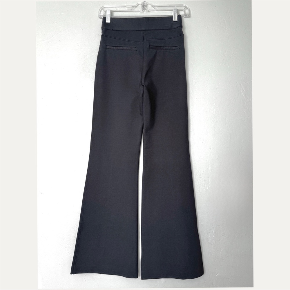 SPANXsmooth Black PerfectFit Ponte High Rise Flared Leg Pants Size XS/PT (NWOT) - Picture 2 of 10